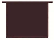 Купить Папка для тетрадей А5 (23,3*20см) Феникс+ Бордо пластиковая на молнии 41695 — Фото №1