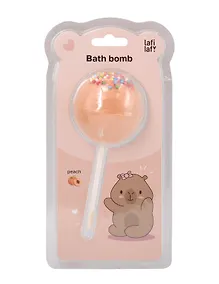 Купить Бомбочка-леденец для ванны Капибара (персик) (блистер) (70 г) (12-waterball-Z16) (Lafilaf) — Фото №1