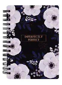 Купить Блокнот А6 120 листов в клетку "Bloom" белый — Фото №1