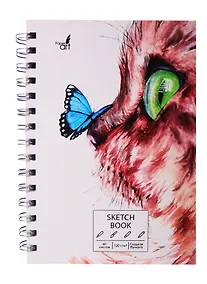 Купить Скетчбук А5 60л "SKETCHBOOK. Любопытство", 120г/м2, софт. тач, евроспираль — Фото №1