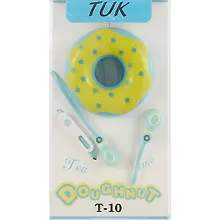 Купить Наушники с гарнитурой Пончик Doughnut (ПВХ бокс) — Фото №1