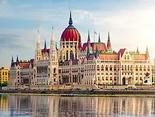 Купить Холст с красками по номерам 30х40см (в коробке) (18цв.) ТМ Рыжий кот Парламент в Будапеште ХК-5834 — Фото №1
