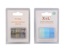 Купить Набор декоративной клейкой ленты Ван гог, голубой микс 6шт — Фото №1