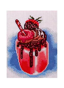 Купить Алмазная мозаика ТМ Рыжий Кот 22х32см с подрамником с полным заполнением (класс.)  (21 цв.) МИЛКШЕЙК (Арт. AC22093) — Фото №1