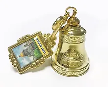 Купить Колокольчик на холодильник Исаакий золото [ВЕ1-10005] — Фото №1