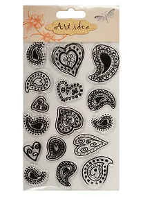 Купить Набор для творчества, Штампы силиконовые 10*15см, кот и сова — Фото №1