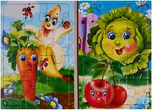 Купить Овощи и фрукты (илл. Смирновой) (КнПазл6Карт) (картон) (3+) — Фото №1