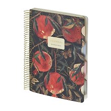 Купить Книга для записей В5 120л лин. "FLORA.Гранат" с разделителями, спираль, Bruno Visconti — Фото №1