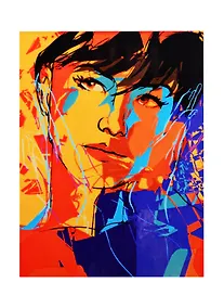 Купить Набор д/творчества Рыжий кот Холст с красками 22х30см по номерам в коробке (15цв.) Яркий портрет Х-2843 — Фото №1