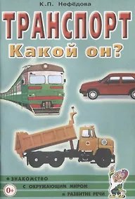 Купить Транспорт. Какой он? Книга для воспитателей, гувернеров и родителей — Фото №1