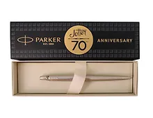 Купить Ручка шариковая "Jotter 70th Stainless Steel CT" синяя, Parker — Фото №1