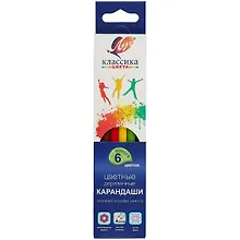 Купить Карандаши цветные Луч, "Классика", 6 цветов — Фото №1