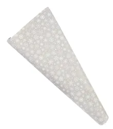 Купить Бумага упаковочная 70*100см "Серебряные звезды" НГ инд.уп. — Фото №1