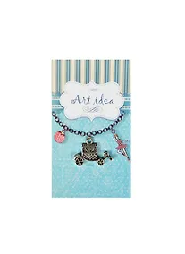 Купить Кулоны в асс.1 Карета серебряная (QA 3011) (14021149) (упаковка) — Фото №1