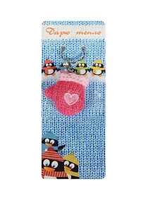 Купить Брелок Варежка с кольцом (упаковка) — Фото №1