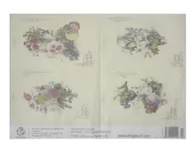 Купить Бумага рисовая А4 Цветы 7 арт. na1094 — Фото №1