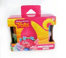 Купить Набор для детского творчества, Centrum, Набор с кинетическим песком, Тролли, 4цв*140гр — Фото №1