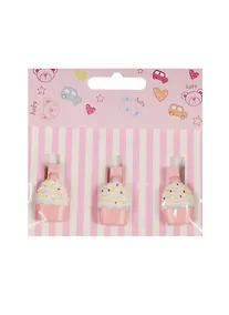 Купить Набор прищепок декоративных, 3 шт, полистоун,капкейк — Фото №1