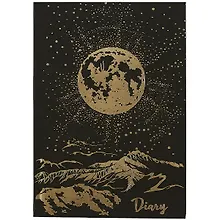 Купить Ежедневник недат. А5 80л "Полнолуние" 7БЦ, лам.софт-тач, тисн.фольгой, офсет — Фото №1