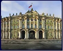 Купить Магнит заливной объемный 5,5*4,5см Государственный эрмитаж — Фото №1