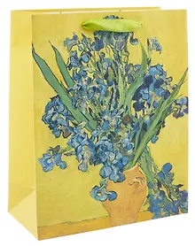 Купить Пакет А4 32*26*12 "Винсент Ван Гог. Ирисы" нейтр., бум.мат.ламинат — Фото №1