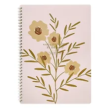 Купить Тетрадь А4 96л кл. "April", букет, карт.обл., ламинация, микротекстурирование, тиснение золотой фольгой, спираль — Фото №1