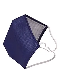 Купить Маска защитная для лица (220х145мм) (р-р L) (спанбонд) (синяя) — Фото №1