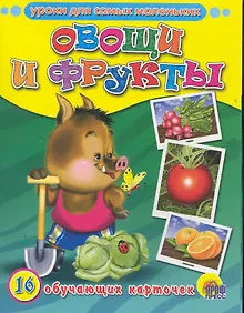 Купить Овощи и фрукты / 16 обучающих карточек — Фото №1