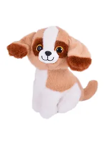 Купить Мягкая игрушка Щенок с длинными ушками коричневый, 20см — Фото №1