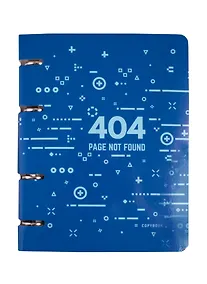 Купить Тетрадь на кольцах в клетку Unnika, Error 404, 80 листов — Фото №1