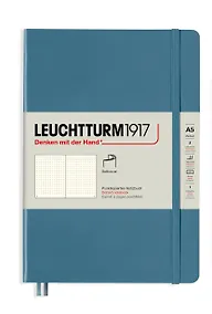 Купить Книга для записей A5, 61 лист в точку "Classic", мягкая обложка, синий камень, Leuchtturm1917 — Фото №1