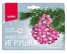Купить Набор для творчества LORI. Новогодняя игрушка. Плетение из бусин "Волшебный вечер" — Фото №1
