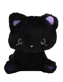 Купить Мягкая игрушка Котик сидит (черный) (20см) (12-0960-202507-T1) — Фото №1