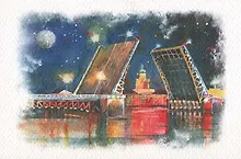 Купить Открытка "Дворцовый мост" — Фото №1