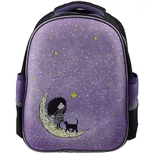 Купить Ранец "ДЕВОЧКА НА ЛУНЕ" 1отд., 37,5*27,5*14,5см, 2 кармана — Фото №1