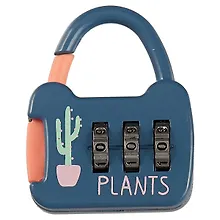 Купить Замочек кодовый Растения (металл) (блистер) — Фото №1