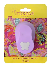 Купить Креативный панч одинарный Tukzar, d=25 мм, 8 фигурных лезвий в ассортименте, в блистере — Фото №1