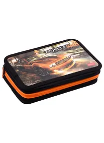 Купить Пенал 3отд. "Автотюнинг" 190*110мм, молния, глянц.ламинация, таблица умножения, инд.уп. — Фото №1