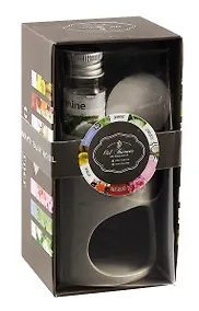 Купить Подарочный Ароманабор Жасмин (аромалампа 1шт, свеча чайная 1шт, аромамасло 1шт) (7,5х12,5х6,5) (12-MingFeng-A001-3) — Фото №1