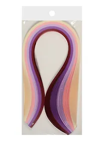 Купить Бумага для квиллинга в пакете с подложкой (5mm) (120 листов) (39см), оттенки фиолетового (11-2 — Фото №1