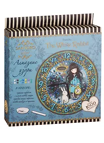 Купить Алмазная мозаика. Часы Santoro. The White Rabbit — Фото №1