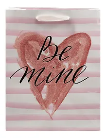 Купить Пакет А5 23*18*10 "Valentine" жен., бум.мат.ламинат — Фото №1