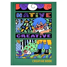 Купить Книга для записей А5 96л "КОНТЕНТ" 7БЦ, мат.ламинация, выб.лак, дизайнерский блок — Фото №1