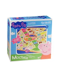 Купить Настольная игра, Оригами, Peppa Pig Мостики (поле-пазл) + мини-пазл 20эл 01587 — Фото №1