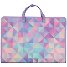 Купить Папка на молнии А3 для бумаг "Magic Rhombs" пластик, ручки, Erich Krause — Фото №1