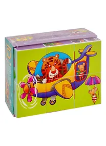 Купить Умные кубики  в поддончике. 6 штук. Мы летим, летим, летим — Фото №1