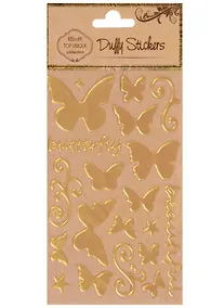 Купить Стикеры фольгир., бабочки (D26001113A) — Фото №1