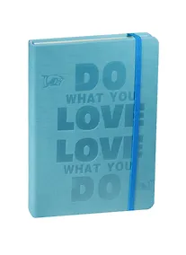 Купить Книга для записей А5 96л "Love" бирюзовая,  Link Art — Фото №1