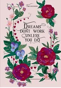 Купить Записная книжка А6 96л кл. "VINTAGE. Dreams" 7Б, фактур.переплет, тисн. фольгой, офсет — Фото №1