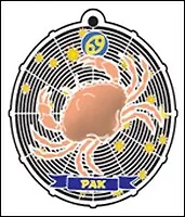 Купить Закладка для книг Знак зодиака Рак (RBM-11) (Мир Бижу) — Фото №1
